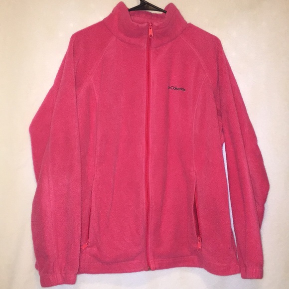 Columbia pink zip-up - Picture 2 of 4